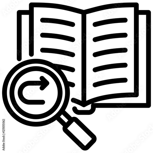 Reference Outline Icon