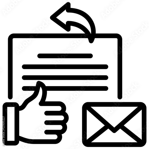 Feedback Outline Icon