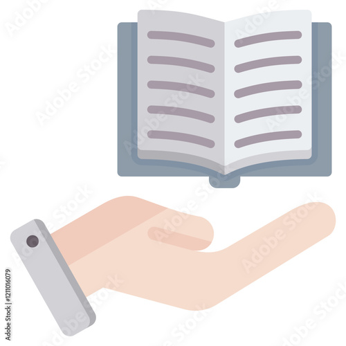 Encourage Reading Flat Icon