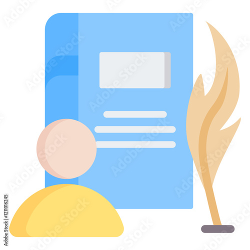 Author Flat Icon