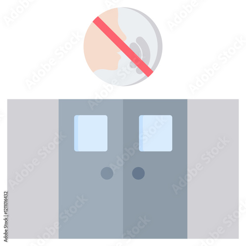 Quiet Zone Flat Icon