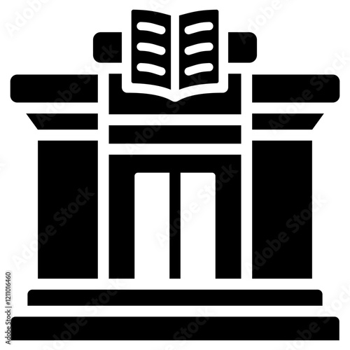 Library Glyph Icon