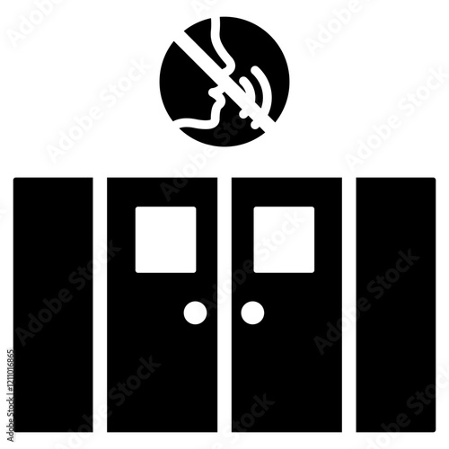 Quiet Zone Glyph Icon