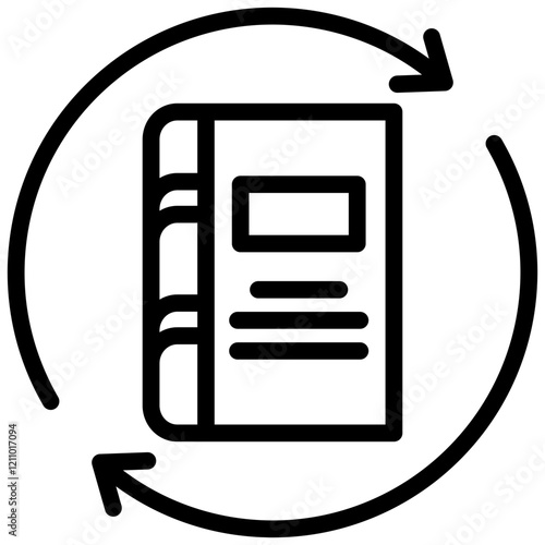 Circulation Outline Icon