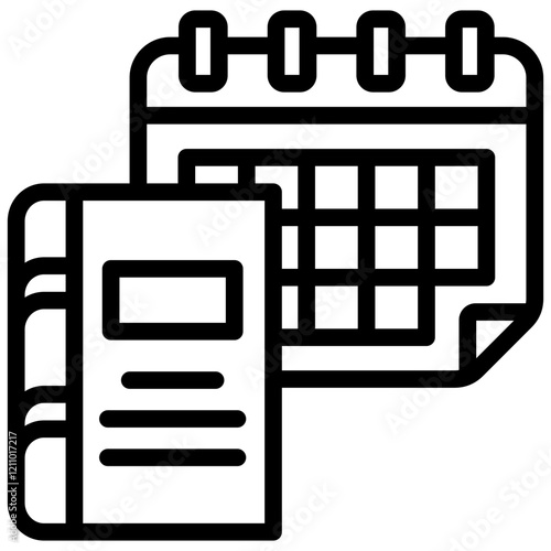 Due Date Outline Icon