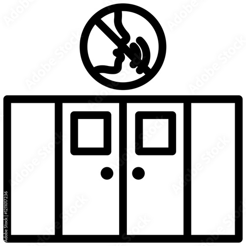Quiet Zone Outline Icon