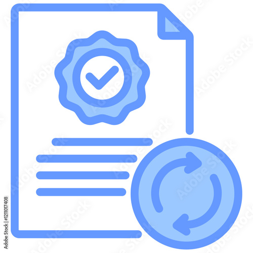Renewal Blue Icon