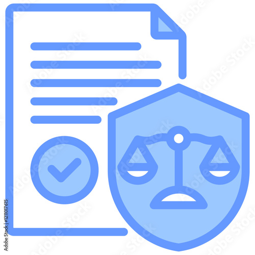 Legal Blue Icon