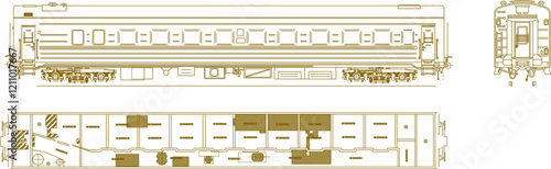 vector illustration design image of mass transportation train tram to transport many passengers
