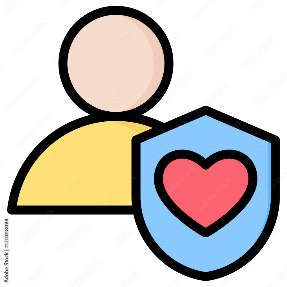 Loyalty Outline Color Icon Loyalty Outline Color Icon
