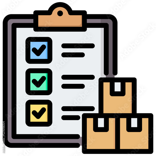 Inventory Outline Color Icon