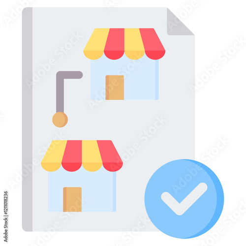 Disclosure Document Flat Icon