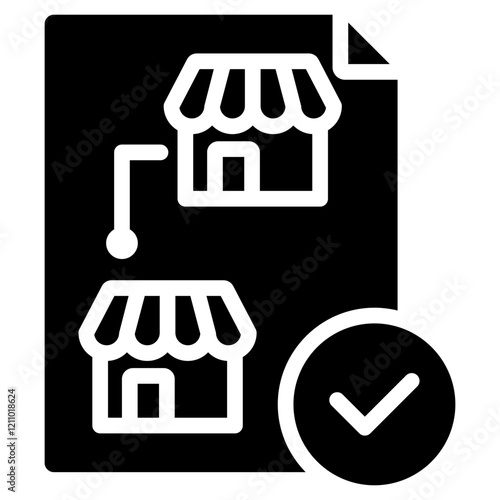 Disclosure Document Glyph Icon