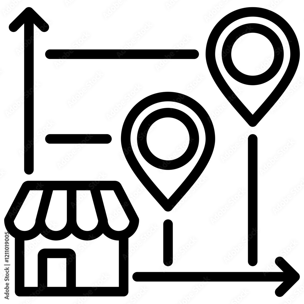 Expansion Outline Icon Expansion Outline Icon