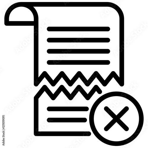 Termination Outline Icon