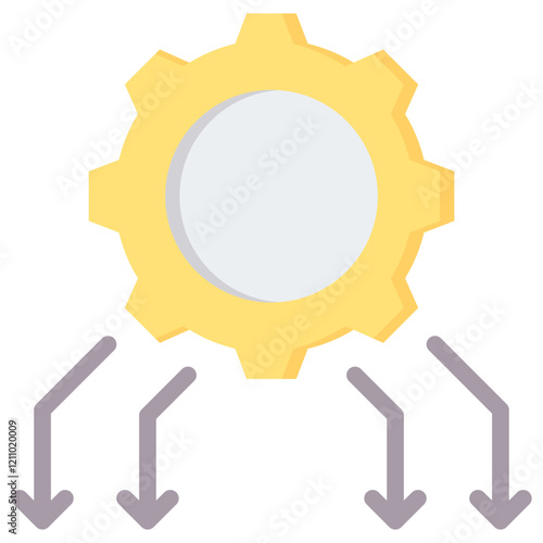 Resource Allocation Flat Icon