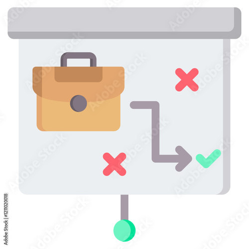 Strategic Planning Flat Icon