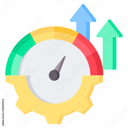 Operational Efficiency Flat Icon