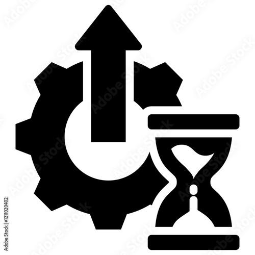 Productivity Glyph Icon