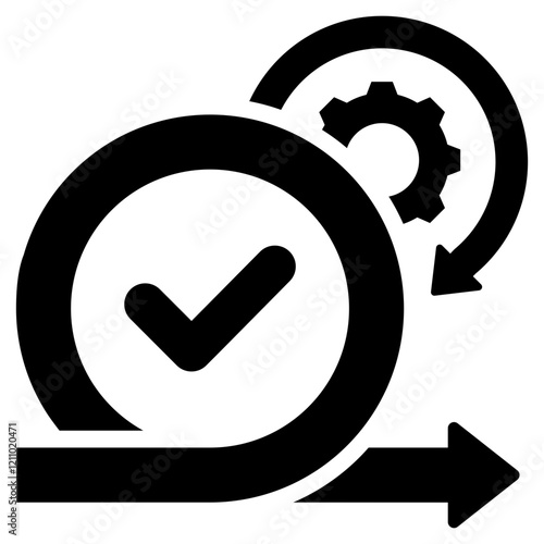 Scrum Glyph Icon