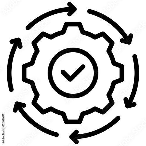 Effectiveness Outline Icon