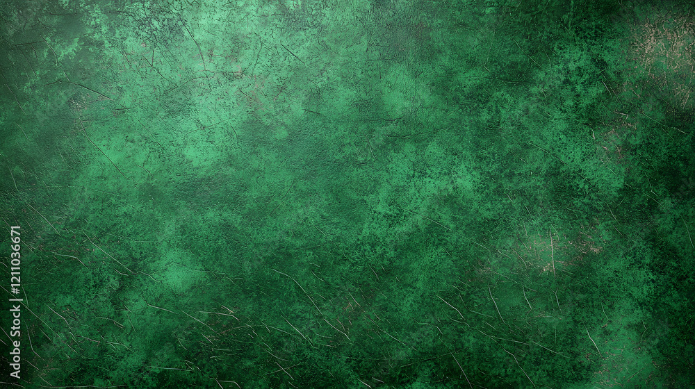 Fototapeta premium Textured green abstract background digital art graphic design studio close-up visual depth for creative projects