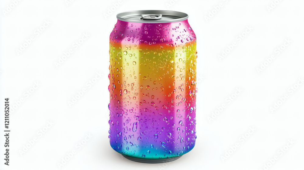 250ml aluminum beverage can mockup template on white background 250ml aluminum beverage can mockup template on white background