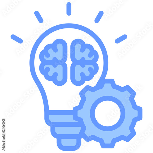 Industry Knowledge Blue Icon