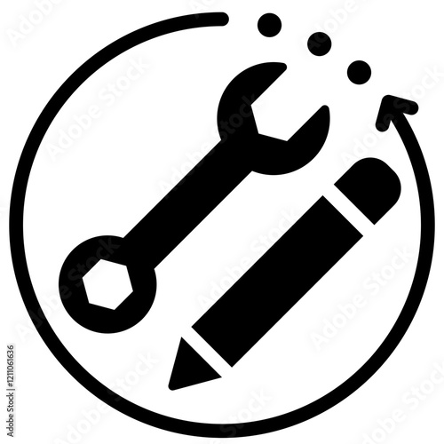 Vocational Training Glyph Icon