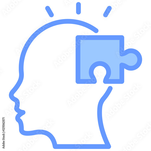 Comprehension Blue Icon