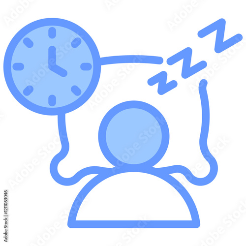 Sleep Blue Icon
