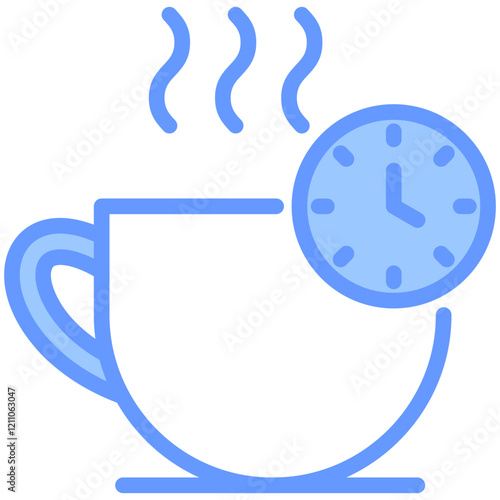 Breaks Blue Icon