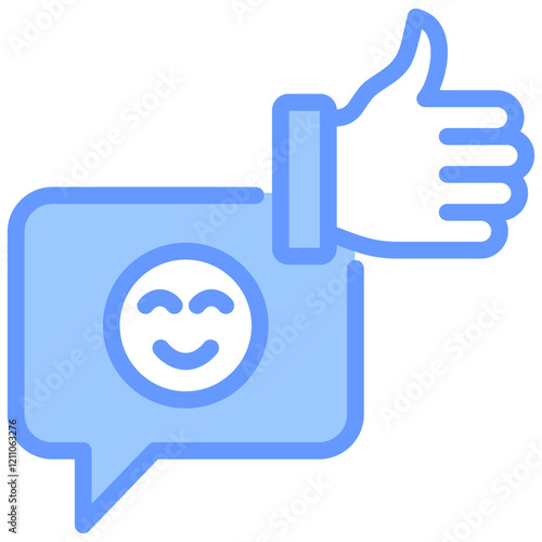 Feedback Blue Icon
