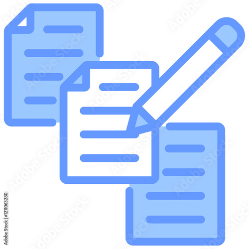 Annotation Blue Icon