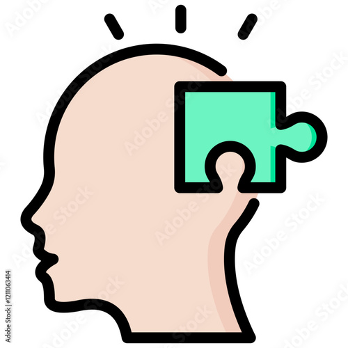 Comprehension Outline Color Icon