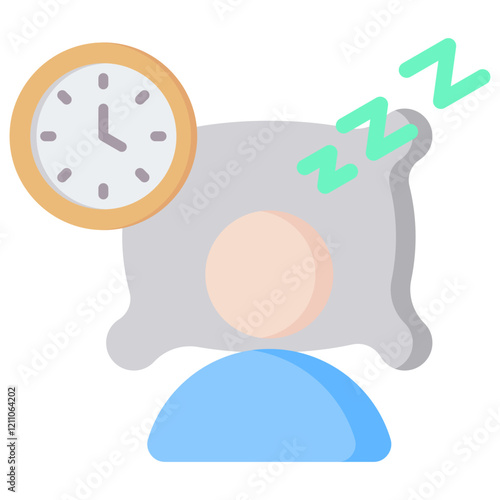 Sleep Flat Icon