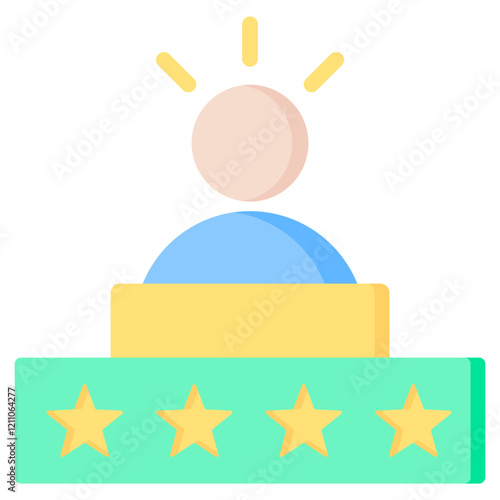 Confidence Flat Icon