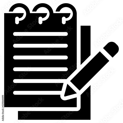 Notes Glyph Icon