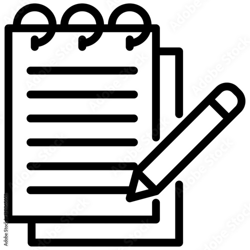 Notes Outline Icon