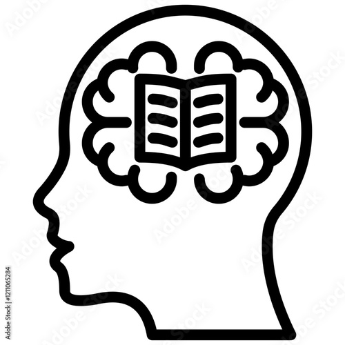 Memorization Outline Icon