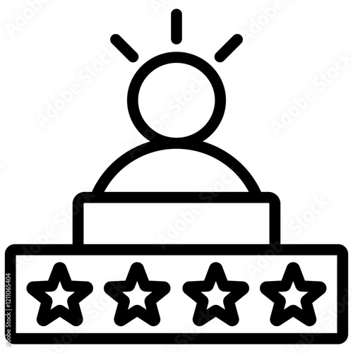 Confidence Outline Icon