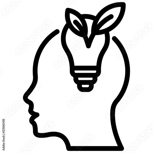 Mindset Outline Icon