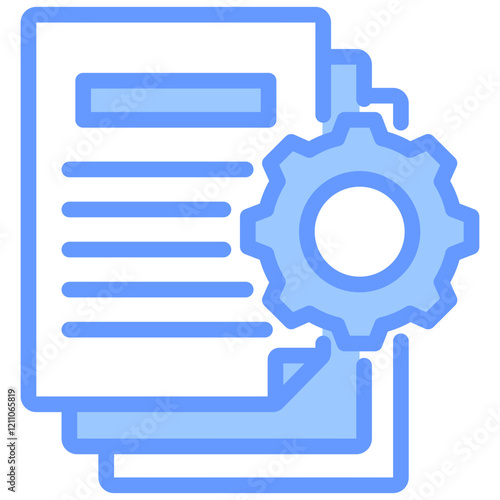 Documentation Blue Icon