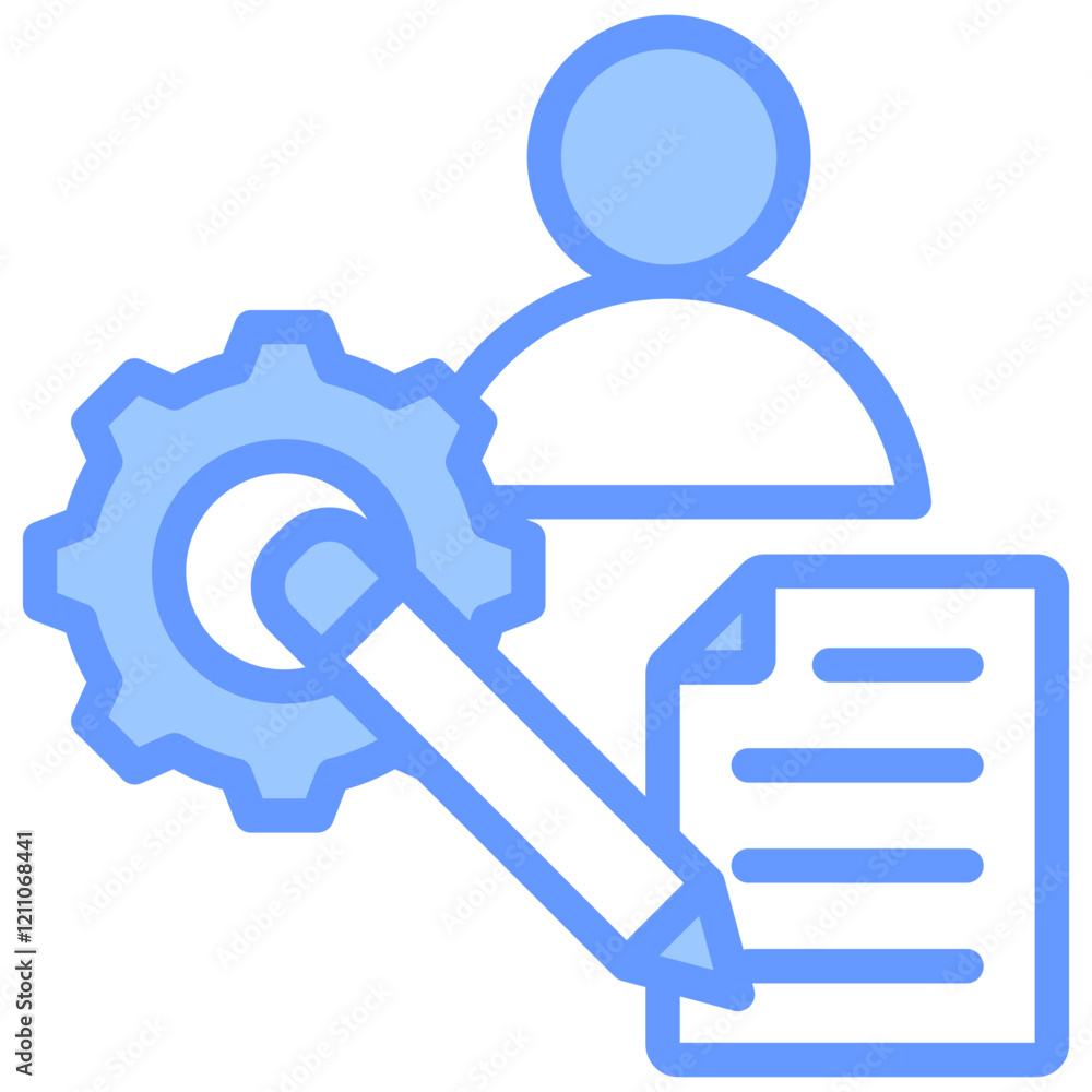 Non Formal Learning Blue Icon Non Formal Learning Blue Icon