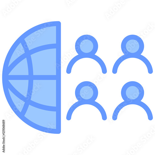 Cltural Exposure Blue Icon
