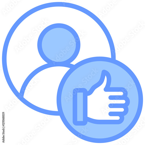 Informal Gatherings Blue Icon