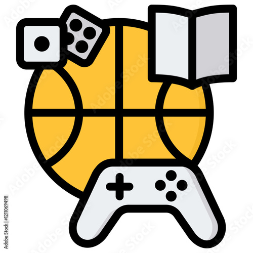 Hobby Collections Outline Color Icon