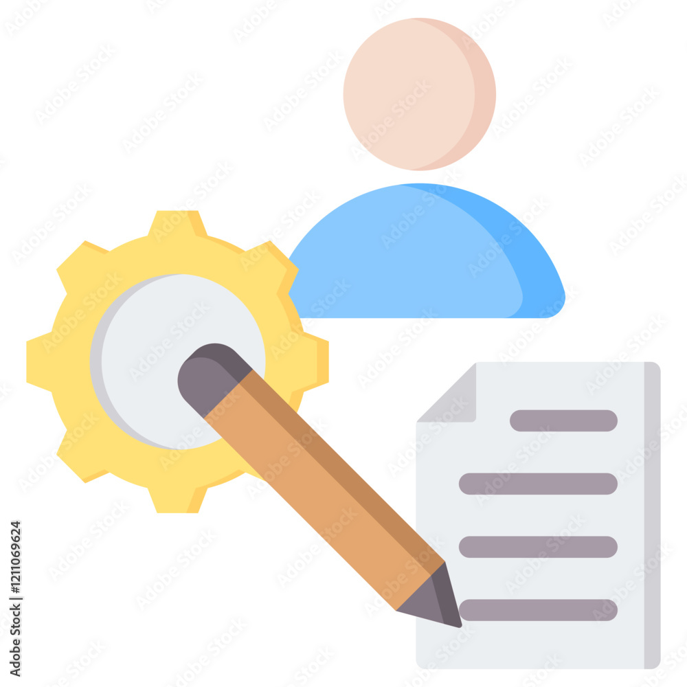 Non Formal Learning Flat Icon Non Formal Learning Flat Icon