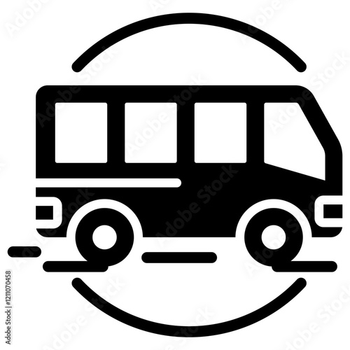 Field Trips Glyph Icon