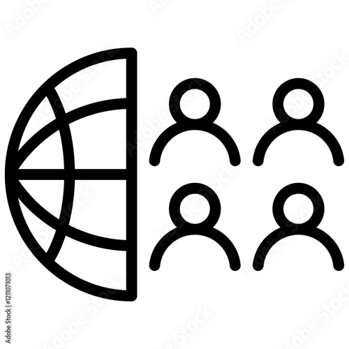 Cltural Exposure Outline Icon